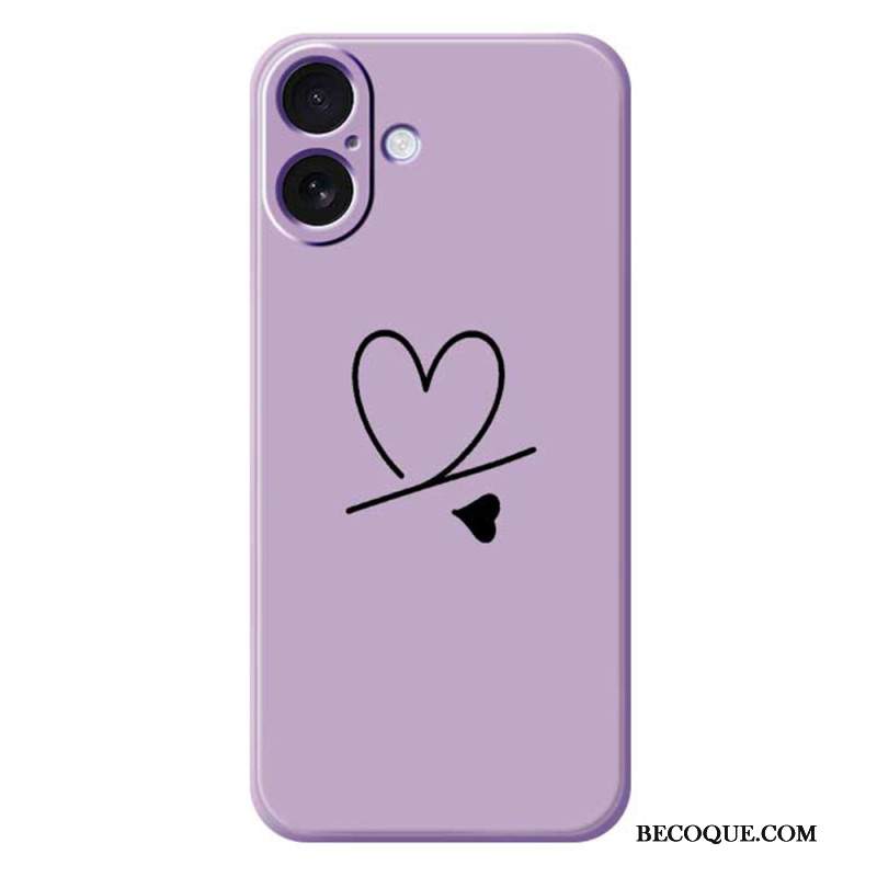 Kuori iPhone 17 Nestemäisestä Silikonista Valmistetut Sydämet