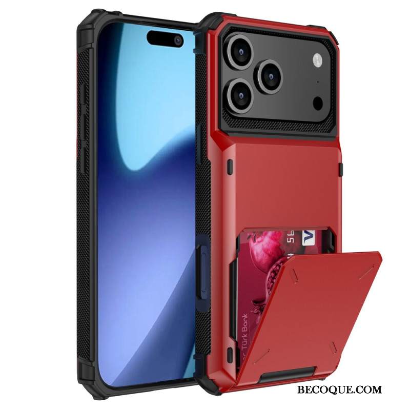 Kuori iPhone 17 Pro Käännettävä Korttikotelo Suojakuori