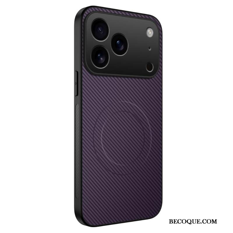Kuori iPhone 17 Pro Magsafe-yhteensopiva Hiilikuitu Suojakuori