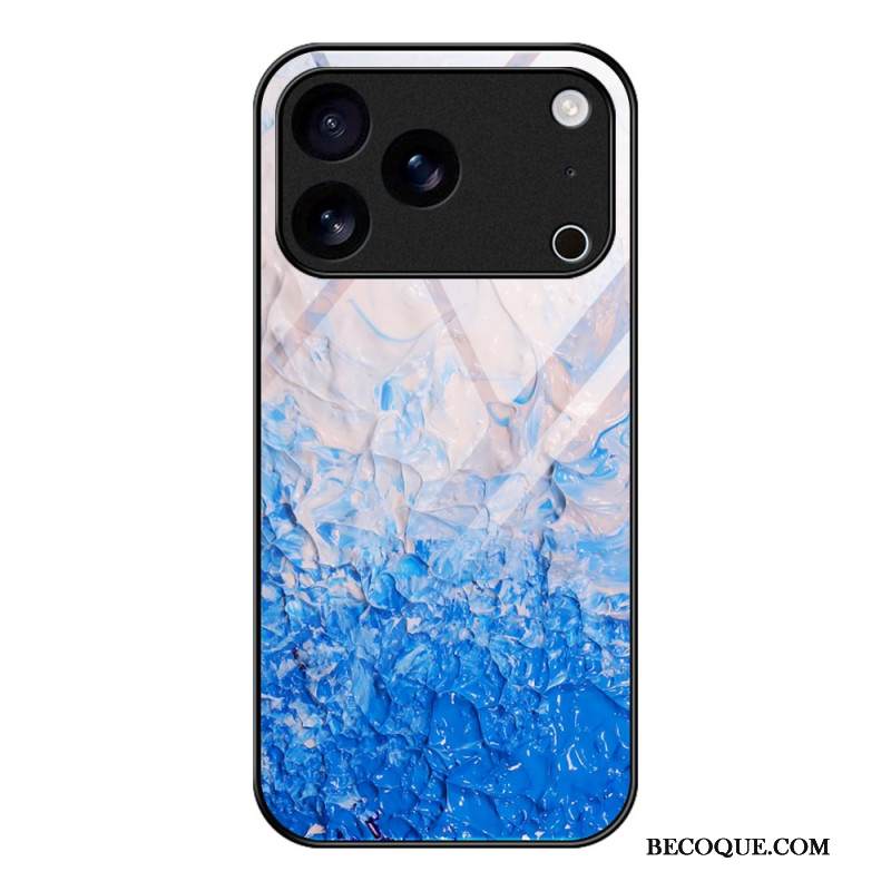 Kuori iPhone 17 Pro Marmorikuvioinen Lasi Suojakuori