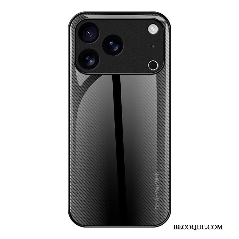 Kuori iPhone 17 Pro Max Hiilikuitukarkaistu Lasi