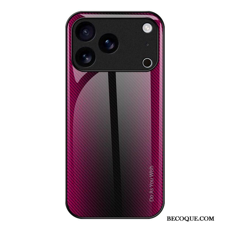 Kuori iPhone 17 Pro Max Hiilikuitukarkaistu Lasi