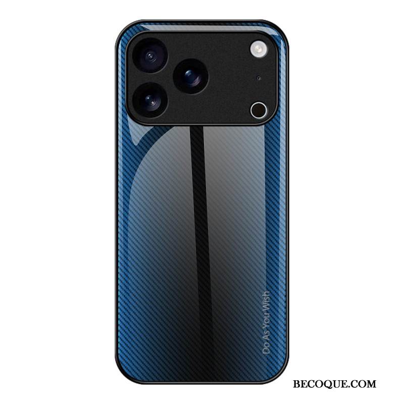 Kuori iPhone 17 Pro Max Hiilikuitukarkaistu Lasi