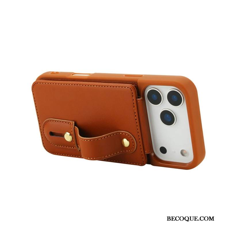 Kuori iPhone 17 Pro Max Korttikotelo Ja Olkahihna