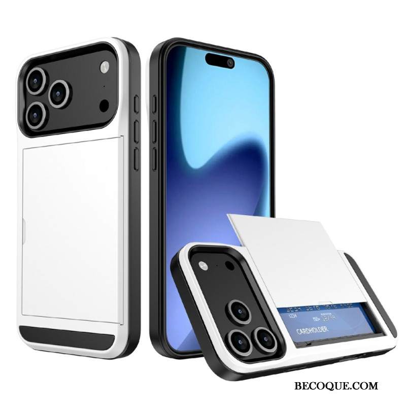 Kuori iPhone 17 Pro Max Liukuva Korttikotelo