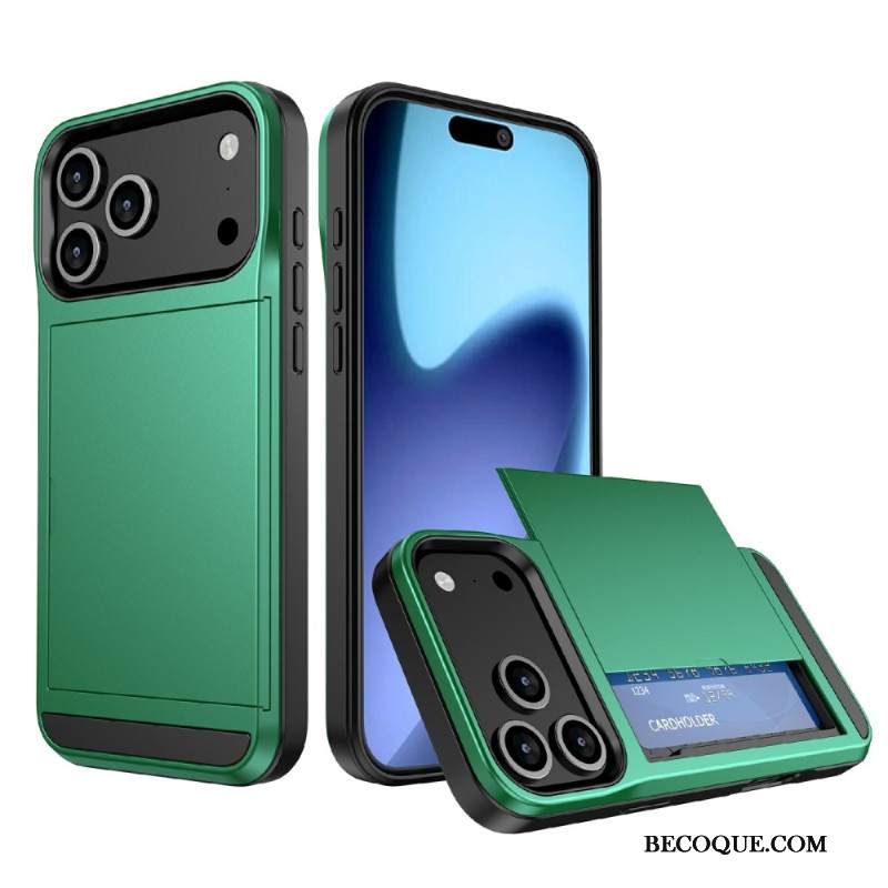 Kuori iPhone 17 Pro Max Liukuva Korttikotelo