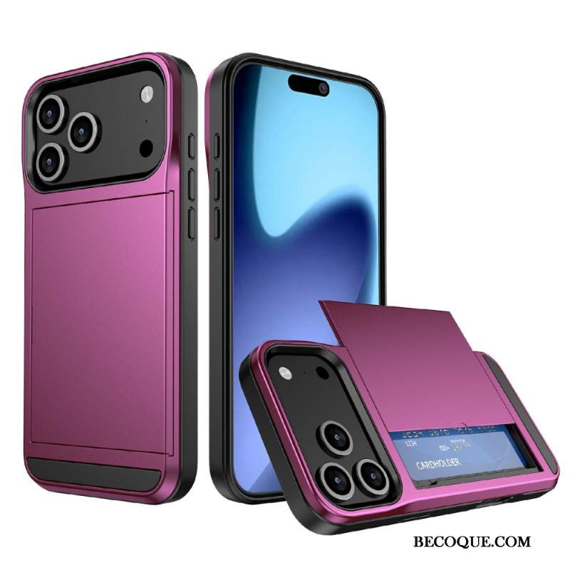 Kuori iPhone 17 Pro Max Liukuva Korttikotelo