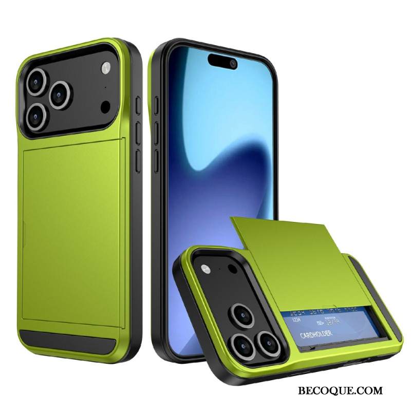 Kuori iPhone 17 Pro Max Liukuva Korttikotelo