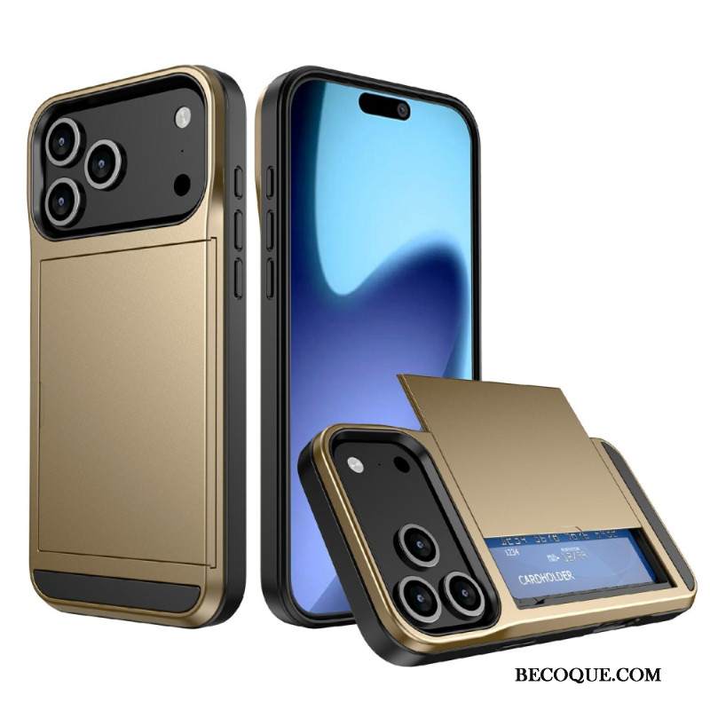 Kuori iPhone 17 Pro Max Liukuva Korttikotelo