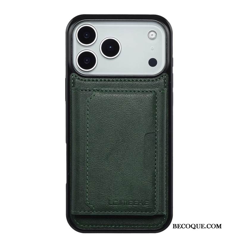 Kuori iPhone 17 Pro Max Magsafe-lompakkolaukku Musta