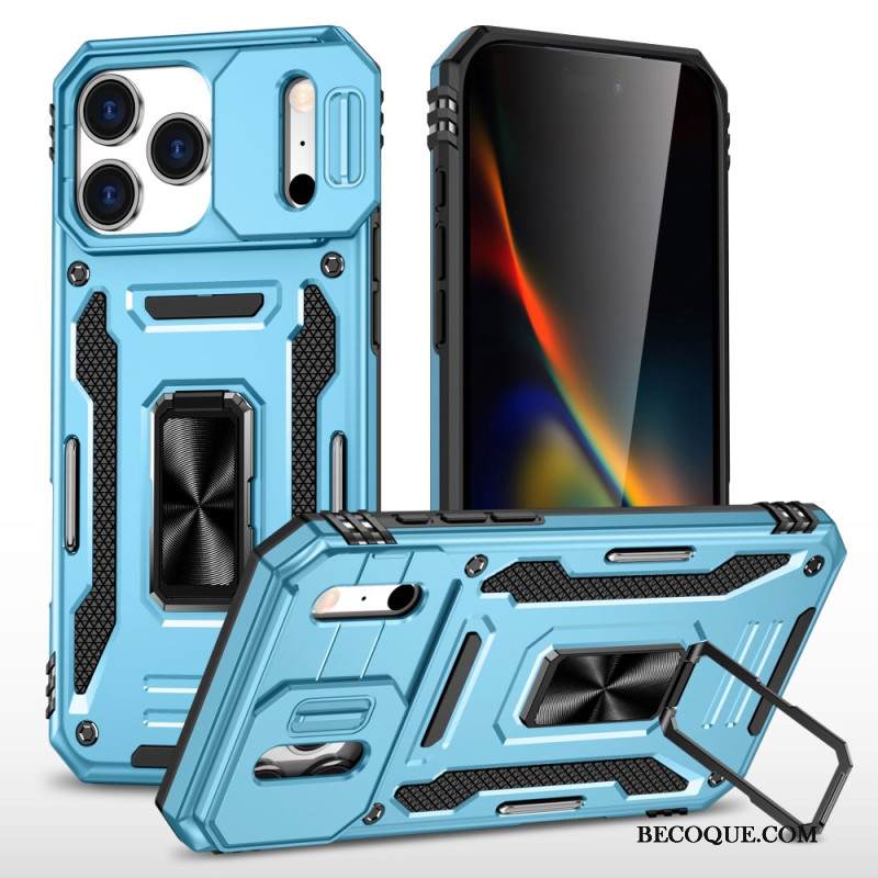 Kuori iPhone 17 Pro Max Metalliefekti Linssin Pidike Ja Suojus Suojakuori