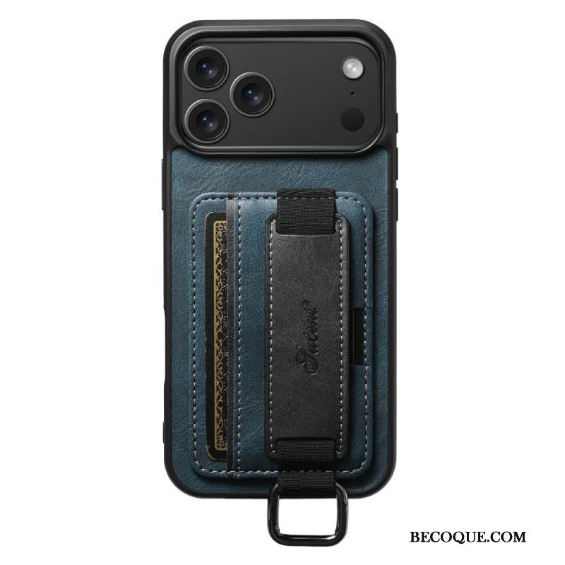 Kuori iPhone 17 Pro Max Suteni Korttikotelo Ja Hihna Suojakuori