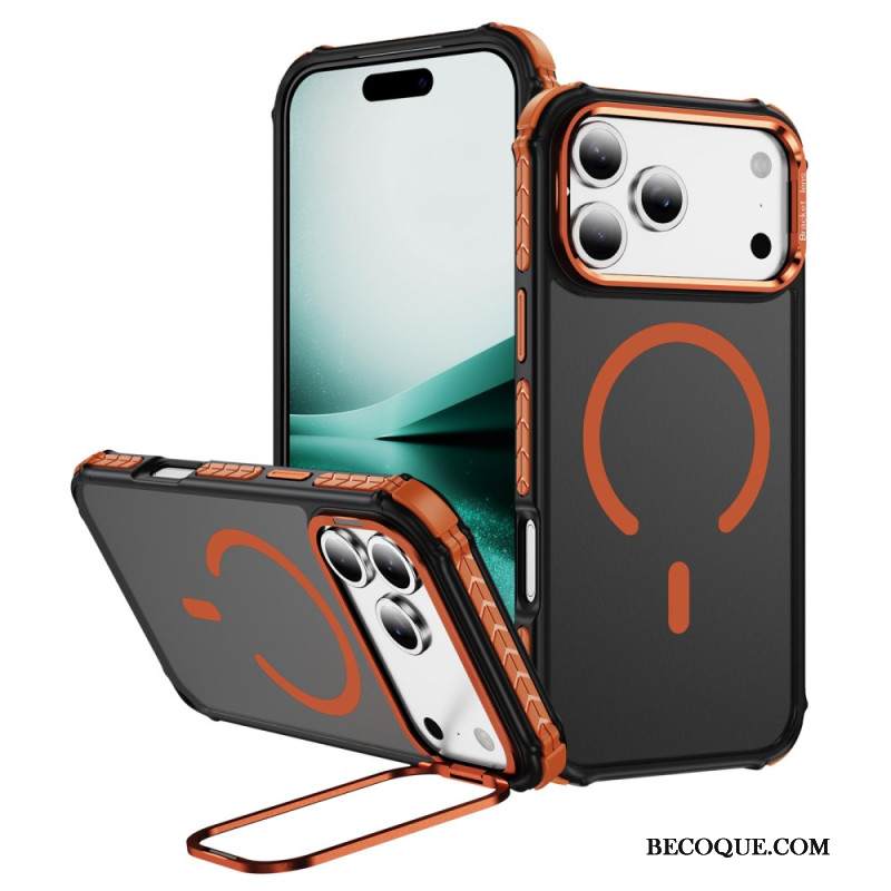 Kuori iPhone 17 Pro Max Yhteensopiva Magsafe-linssikiinnike Musta Suojakuori