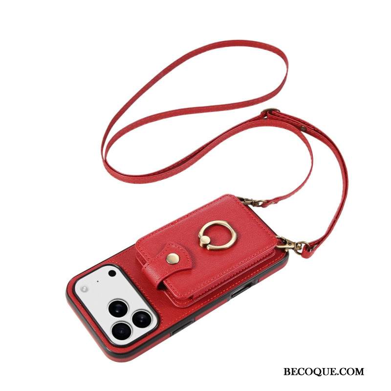 Kuori iPhone 17 Pro Monikorttikotelo Ja Olkahihna