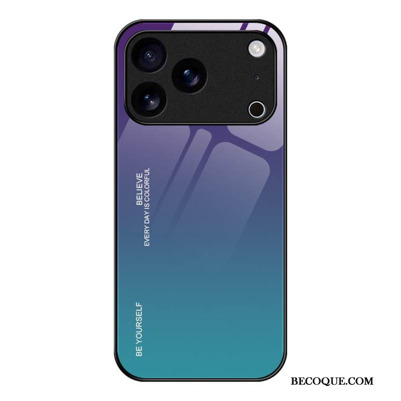 Kuori iPhone 17 Pro Ole Oma Itsesi Karkaistu Lasi