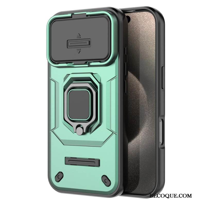 Kuori iPhone 17 Pro Sormuskotelo Linssinsuojalla Suojakuori