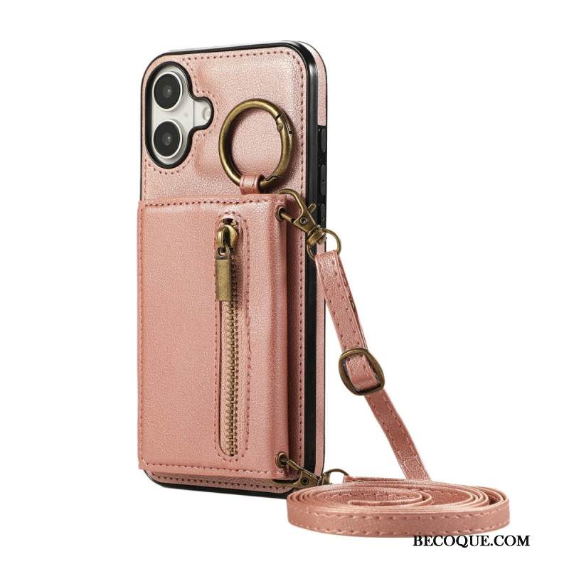 Kuori iPhone 17 Vetoketjullinen Lompakko