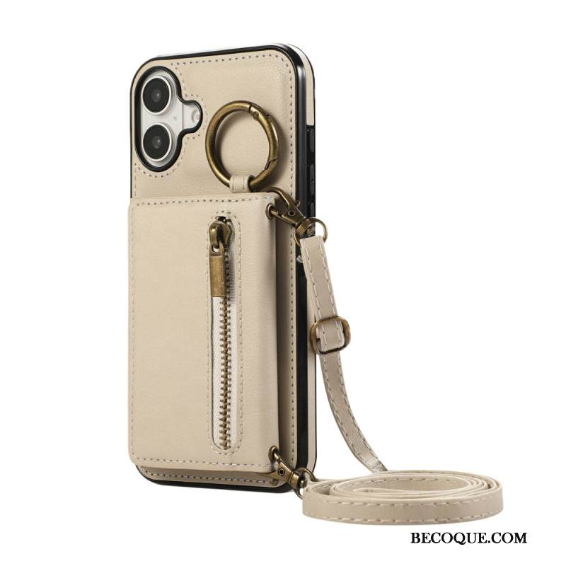 Kuori iPhone 17 Vetoketjullinen Lompakko