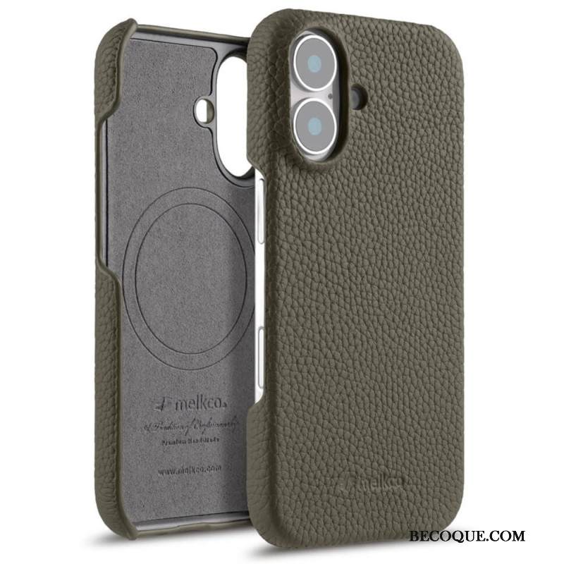 Kuori iPhone 17 Yhteensopiva Magsafe Leather And Microfiber -kotelon Kanssa