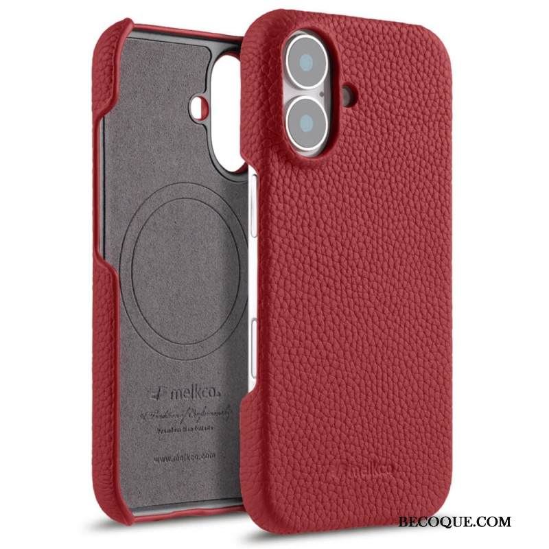 Kuori iPhone 17 Yhteensopiva Magsafe Leather And Microfiber -kotelon Kanssa