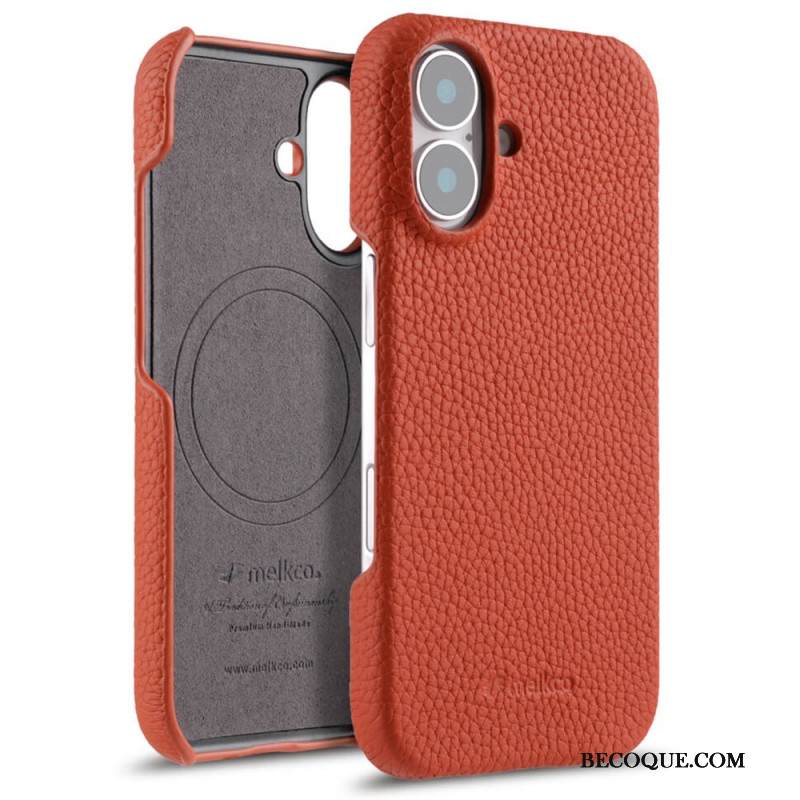 Kuori iPhone 17 Yhteensopiva Magsafe Leather And Microfiber -kotelon Kanssa