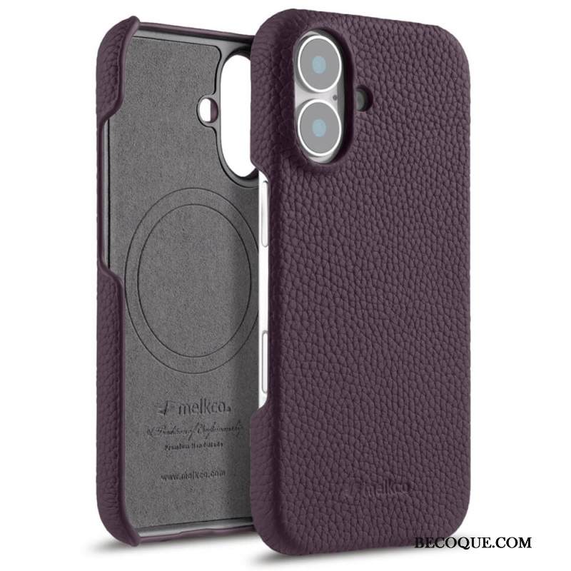 Kuori iPhone 17 Yhteensopiva Magsafe Leather And Microfiber -kotelon Kanssa