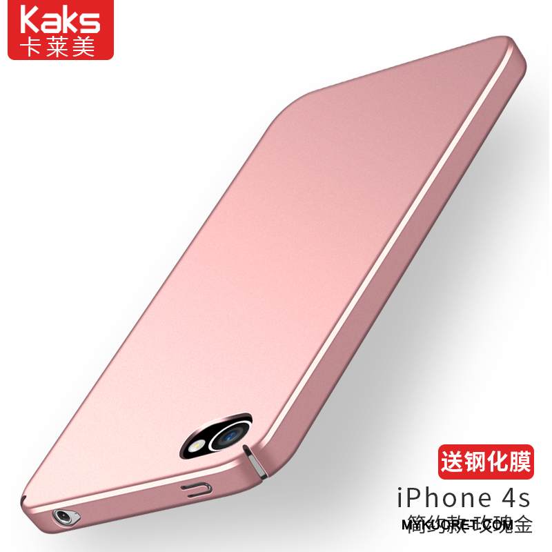 Kuori iPhone 4/4s Laukut Puhelimen Kuoret Pesty Suede, Kotelo iPhone 4/4s Kevyt Kova