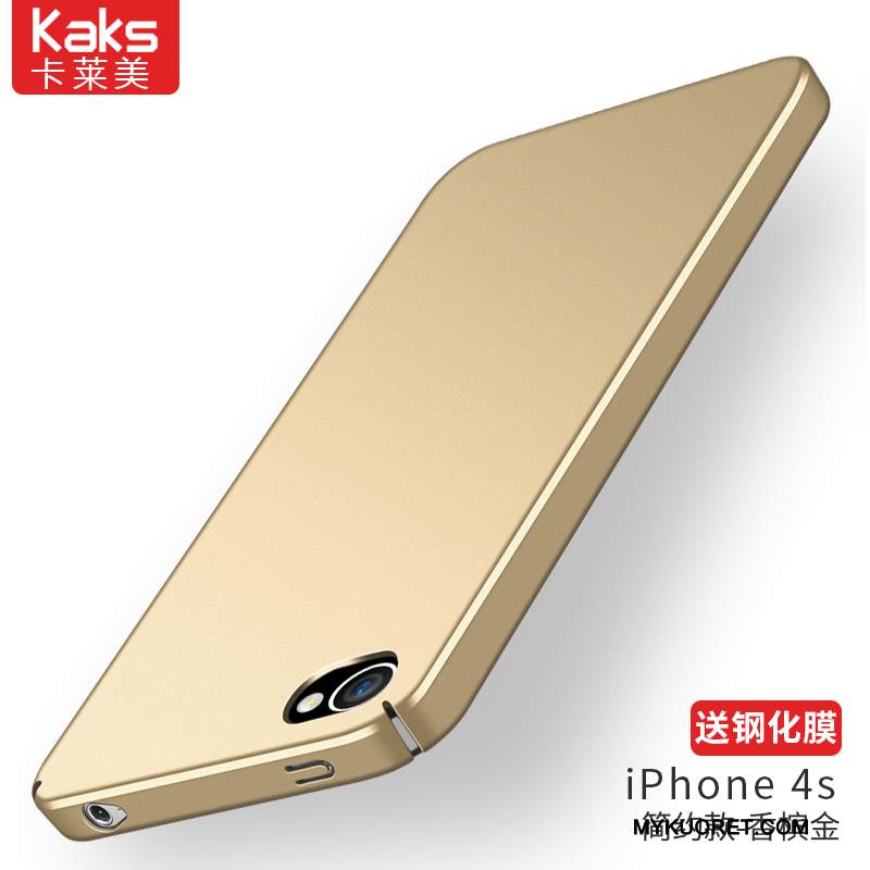 Kuori iPhone 4/4s Laukut Puhelimen Kuoret Pesty Suede, Kotelo iPhone 4/4s Kevyt Kova