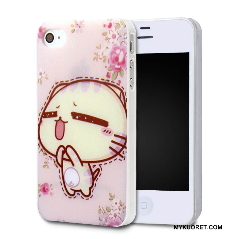 Kuori iPhone 4/4s Maalaus Kova Puhelimen Kuoret, Kotelo iPhone 4/4s Sarjakuva Persoonallisuus