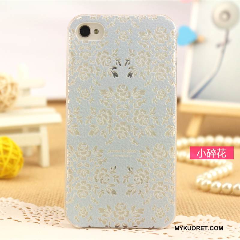 Kuori iPhone 4/4s Maalaus Puhelimen Kuoret Kevyt, Kotelo iPhone 4/4s Monivärinen Kukkakuvio