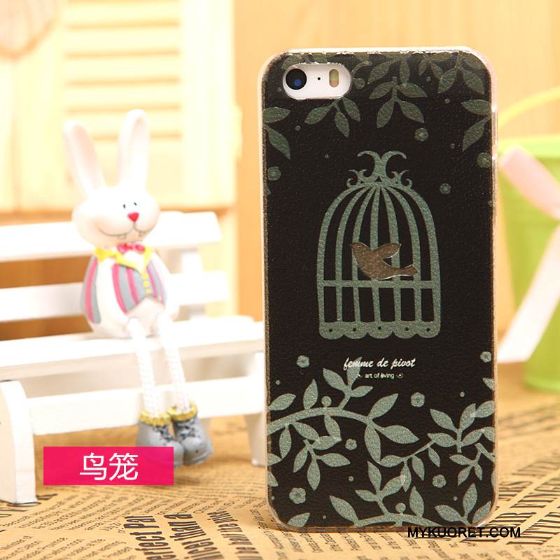 Kuori iPhone 4/4s Maalaus Puhelimen Kuoret Kevyt, Kotelo iPhone 4/4s Monivärinen Kukkakuvio