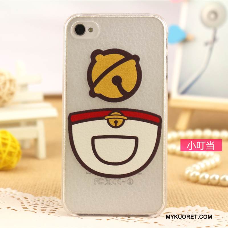 Kuori iPhone 4/4s Maalaus Puhelimen Kuoret Kevyt, Kotelo iPhone 4/4s Monivärinen Kukkakuvio