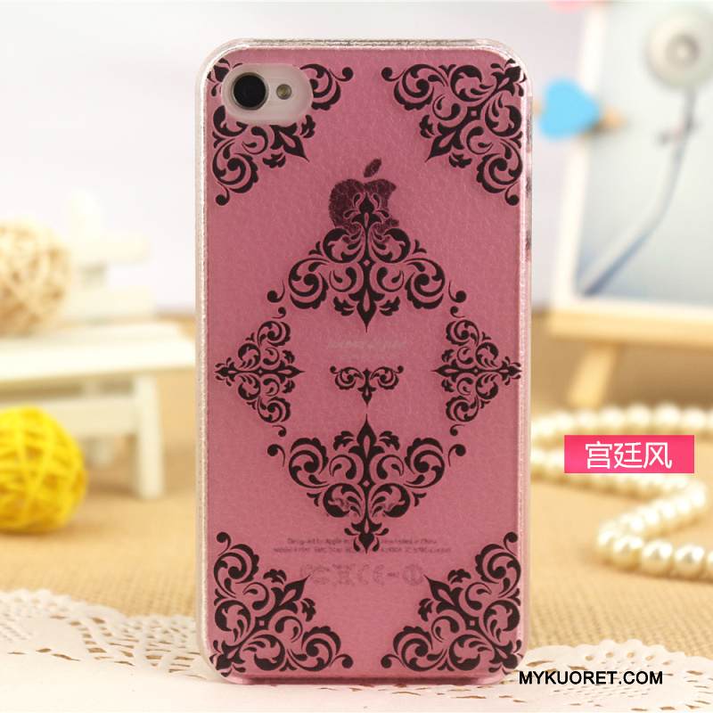 Kuori iPhone 4/4s Maalaus Puhelimen Kuoret Kevyt, Kotelo iPhone 4/4s Monivärinen Kukkakuvio