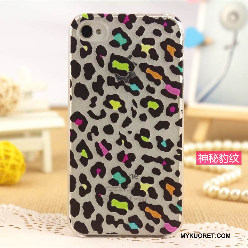 Kuori iPhone 4/4s Maalaus Puhelimen Kuoret Kevyt, Kotelo iPhone 4/4s Monivärinen Kukkakuvio