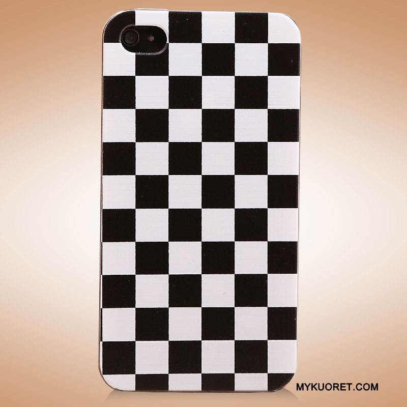Kuori iPhone 4/4s Maalaus Punainen Musta, Kotelo iPhone 4/4s Suojaus Puhelimen Kuoret Uusi
