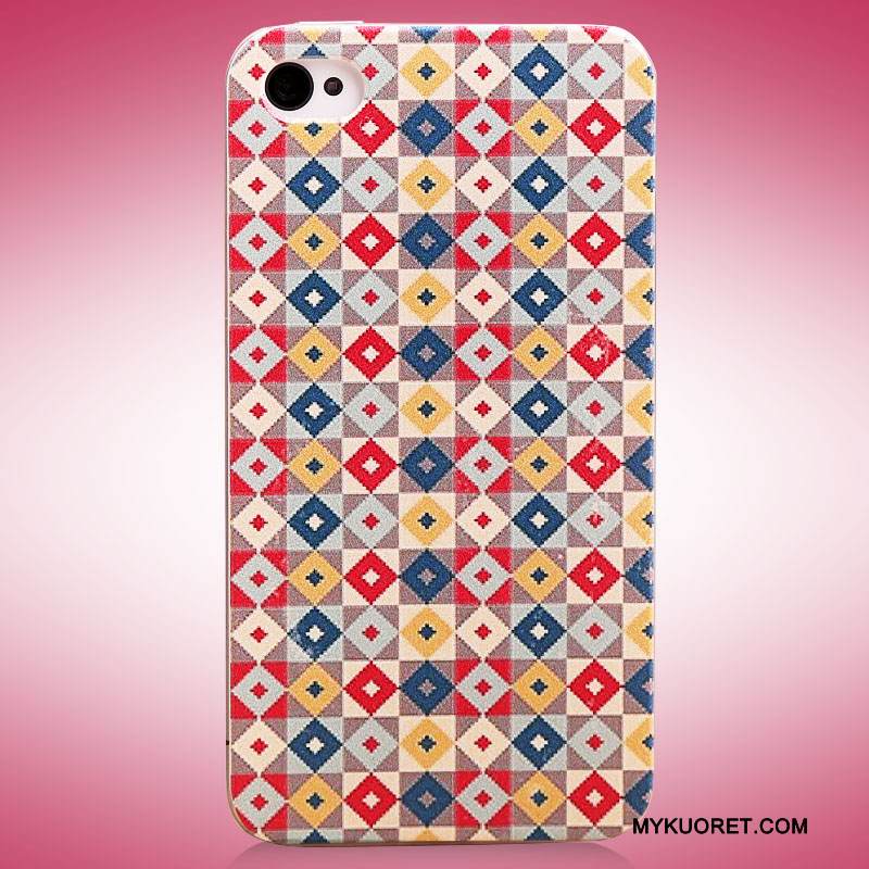 Kuori iPhone 4/4s Monivärinen Ohut Uusi, Kotelo iPhone 4/4s Maalaus Ultra Puhelimen Kuoret