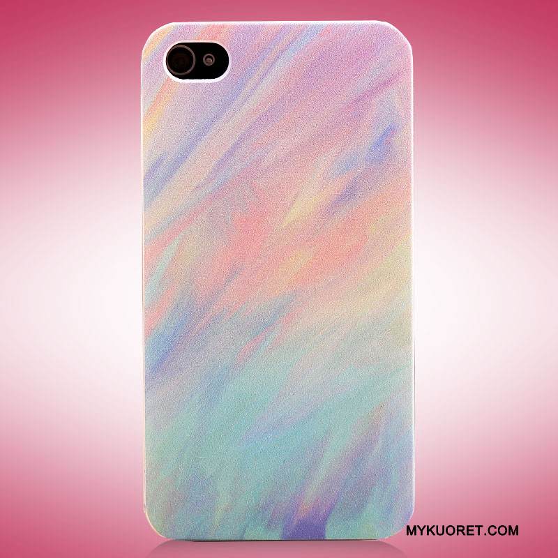 Kuori iPhone 4/4s Monivärinen Ohut Uusi, Kotelo iPhone 4/4s Maalaus Ultra Puhelimen Kuoret