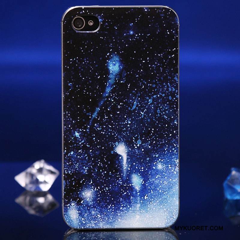 Kuori iPhone 4/4s Monivärinen Puhelimen Kuoret Lisävarusteet, Kotelo iPhone 4/4s Maalaus Tähtitaivas
