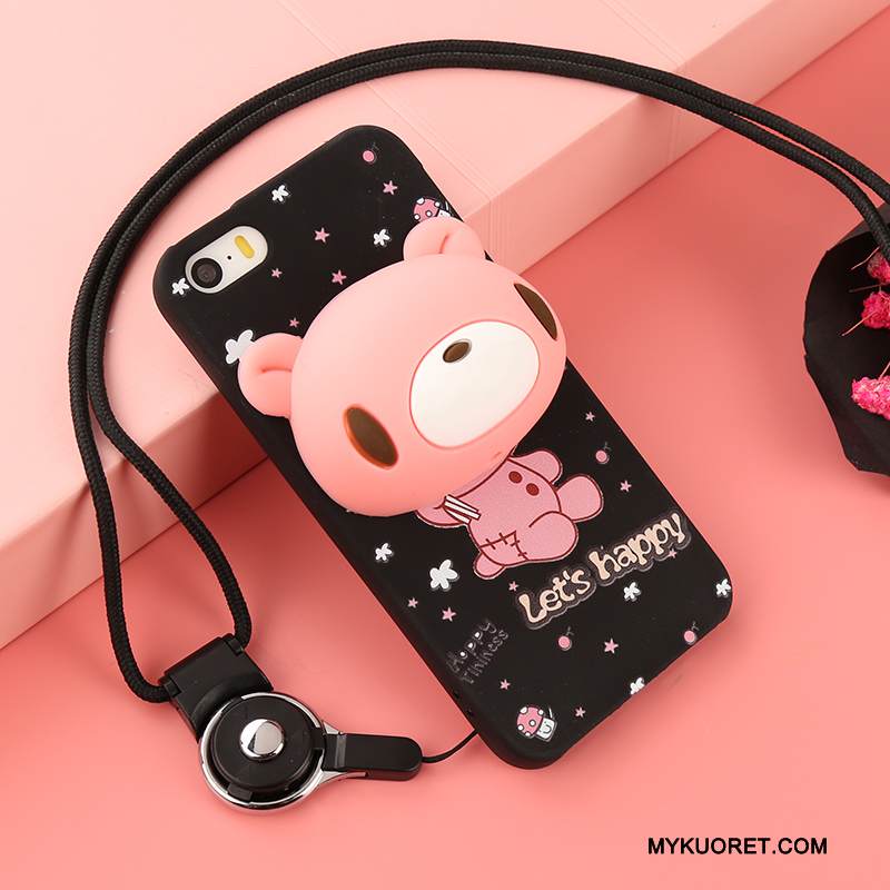 Kuori iPhone 4/4s Pehmeä Neste Murtumaton Ihana, Kotelo iPhone 4/4s Silikoni Musta Puhelimen Kuoret