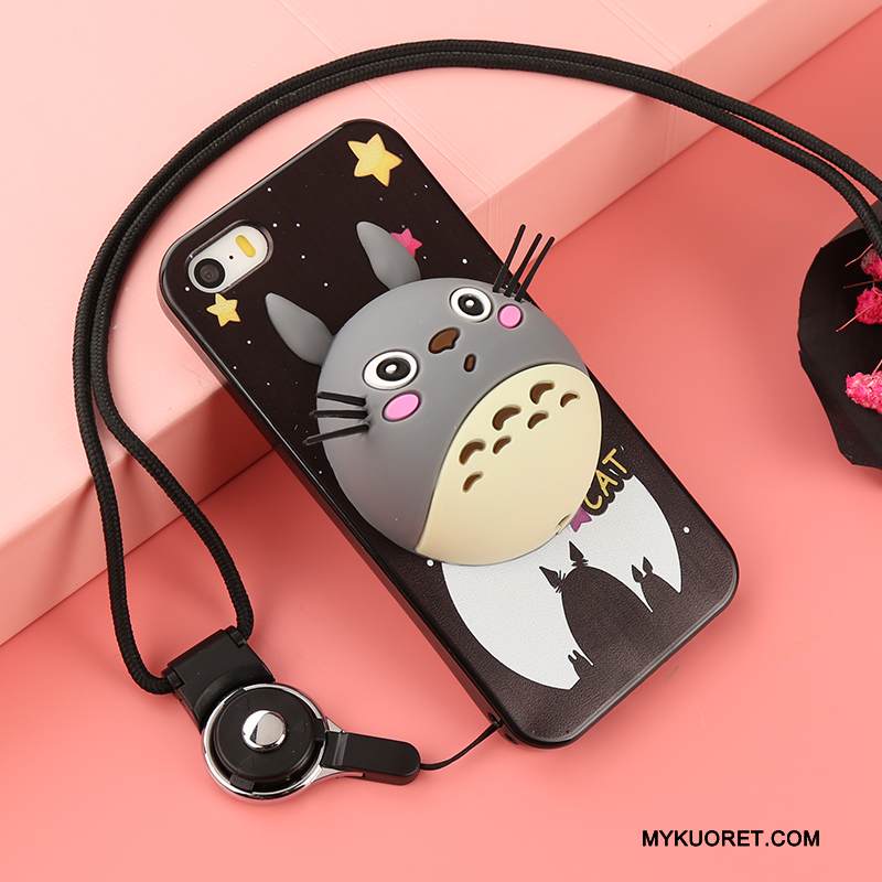 Kuori iPhone 4/4s Pehmeä Neste Murtumaton Ihana, Kotelo iPhone 4/4s Silikoni Musta Puhelimen Kuoret