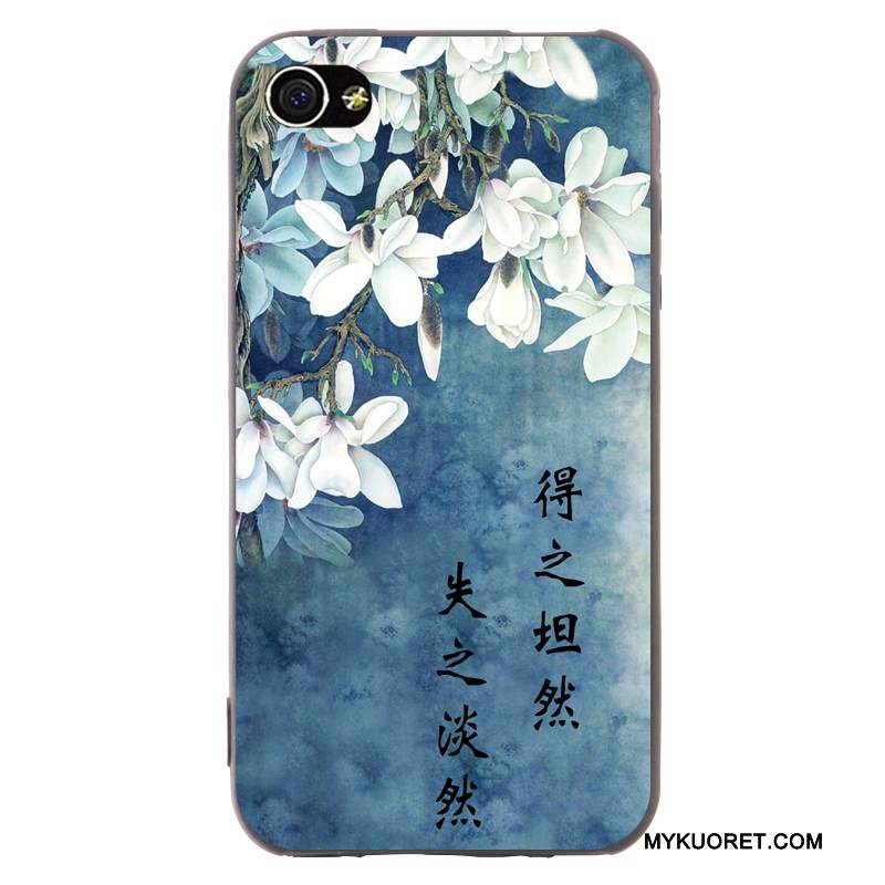 Kuori iPhone 4/4s Pehmeä Neste Murtumaton Syvä Väri, Kotelo iPhone 4/4s Sarjakuva Trendi Pesty Suede