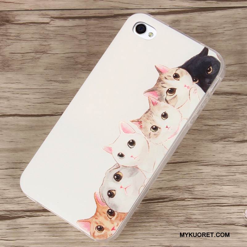 Kuori iPhone 4/4s Pehmeä Neste Puhelimen Kuoret, Kotelo iPhone 4/4s Monivärinen