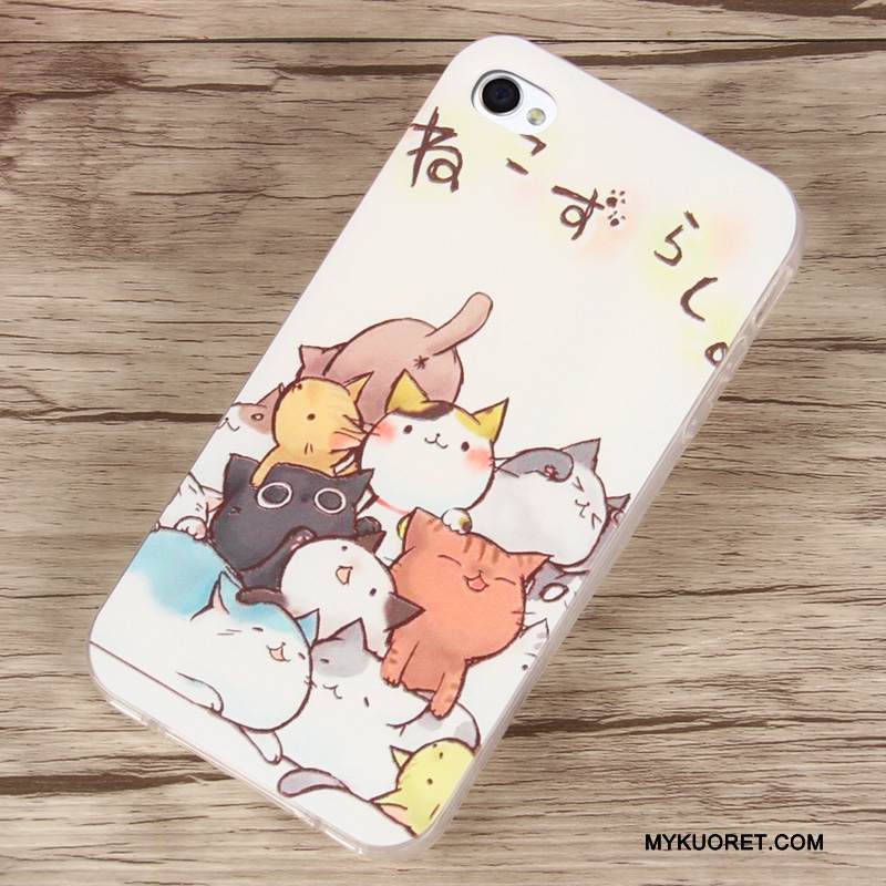 Kuori iPhone 4/4s Pehmeä Neste Puhelimen Kuoret, Kotelo iPhone 4/4s Monivärinen