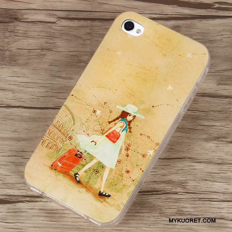 Kuori iPhone 4/4s Pehmeä Neste Puhelimen Kuoret, Kotelo iPhone 4/4s Monivärinen