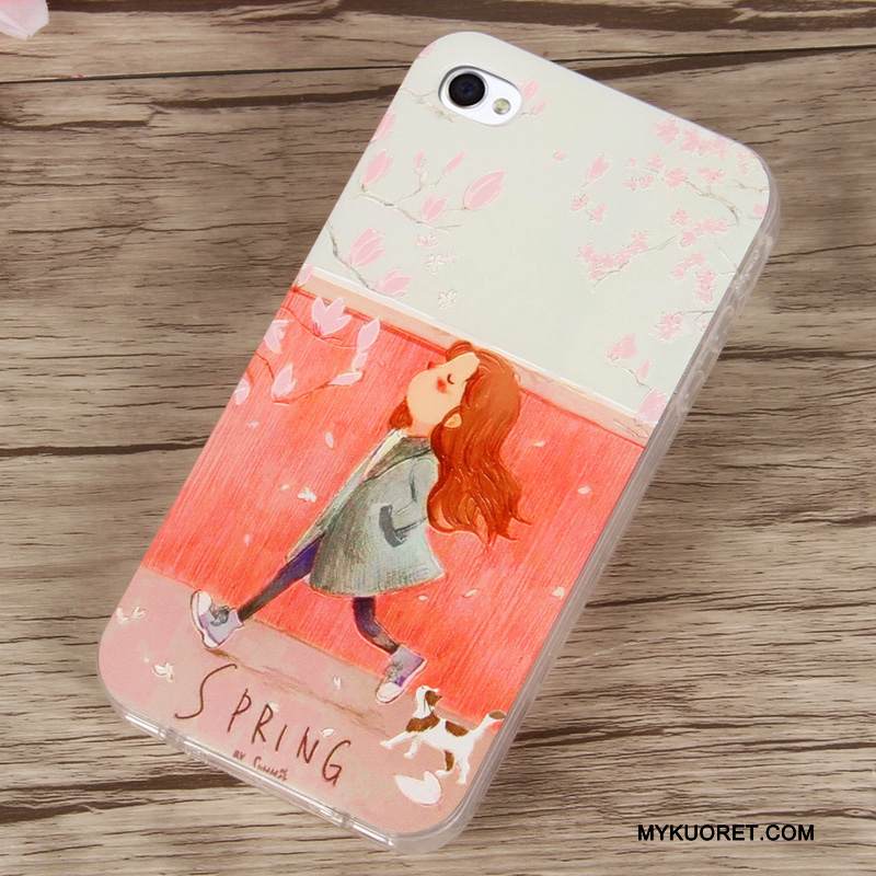 Kuori iPhone 4/4s Pehmeä Neste Puhelimen Kuoret, Kotelo iPhone 4/4s Monivärinen