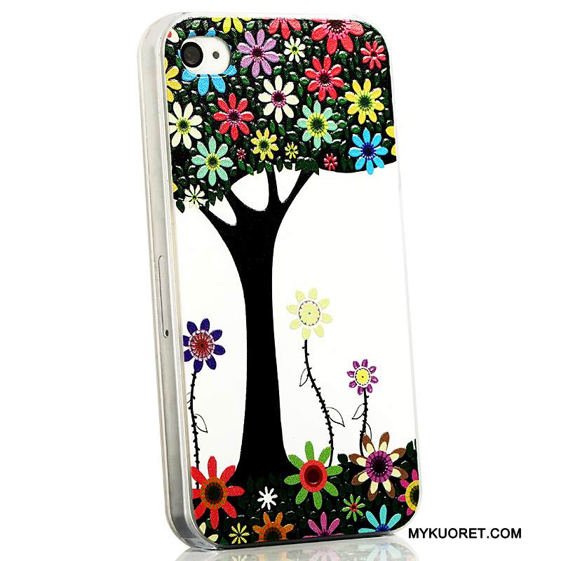 Kuori iPhone 4/4s Sarjakuva Ihana Takakansi, Kotelo iPhone 4/4s Monivärinen Murtumaton Persoonallisuus