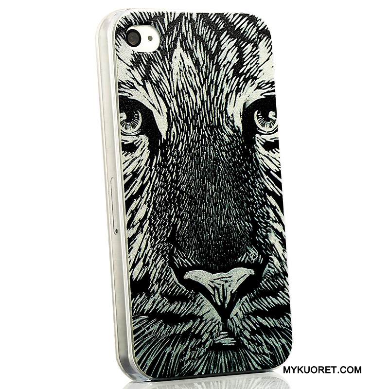 Kuori iPhone 4/4s Sarjakuva Ihana Takakansi, Kotelo iPhone 4/4s Monivärinen Murtumaton Persoonallisuus