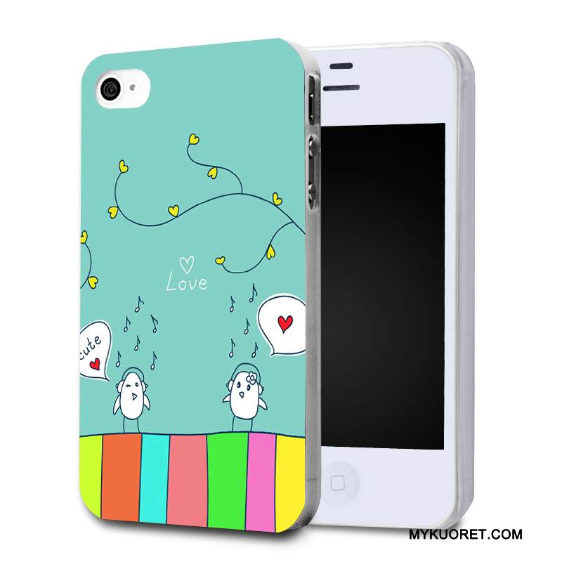 Kuori iPhone 4/4s Sarjakuva Trendi Uusi, Kotelo iPhone 4/4s Maalaus Sininen