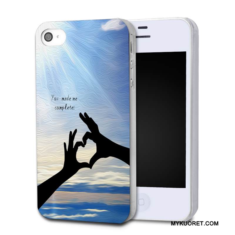 Kuori iPhone 4/4s Sarjakuva Trendi Uusi, Kotelo iPhone 4/4s Maalaus Sininen