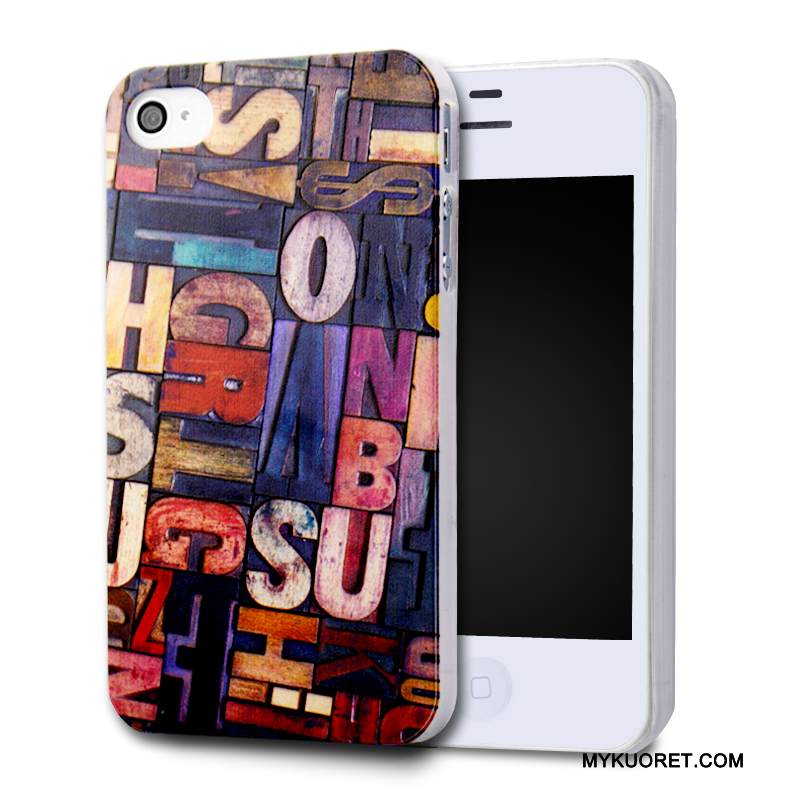 Kuori iPhone 4/4s Sarjakuva Trendi Uusi, Kotelo iPhone 4/4s Maalaus Sininen